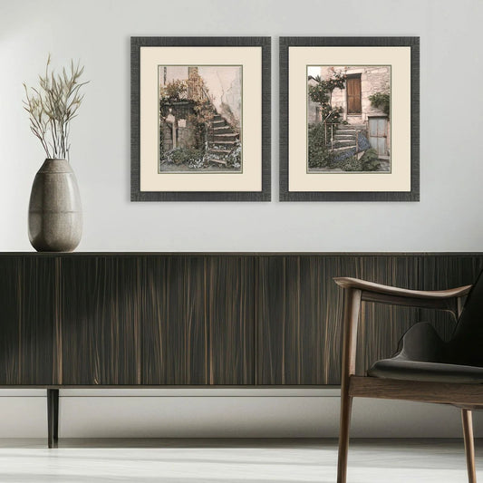 Porte Glass Front Grey Framed Wall Art 2PC -- view 2