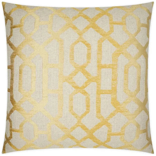 Portico Gold Global Gold Large Throw Pillow Insert - LOOMLAN - D.V. Kap - Throw Pillows