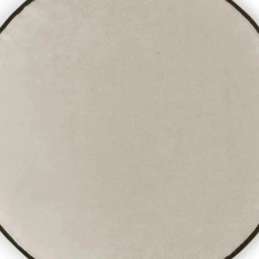 Posh Circle Ivory Throw Pillow With Insert - LOOMLAN - D.V. Kap - Throw Pillows