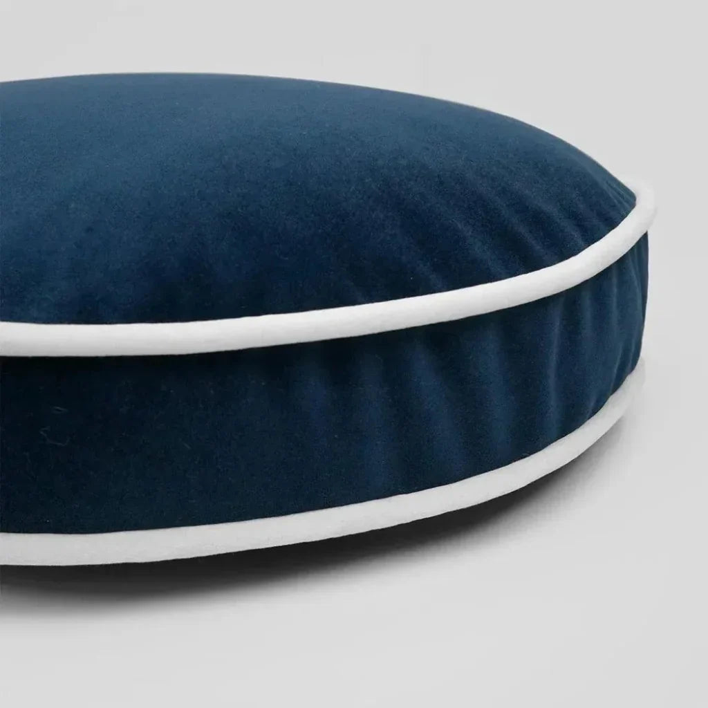 Posh Circle Royal Blue Throw Pillow Insert - LOOMLAN - D.V. Kap - Throw Pillows