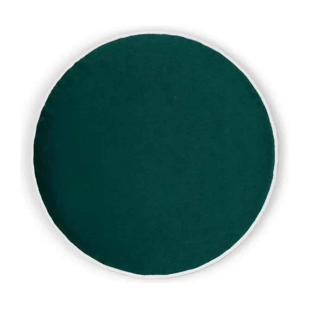 Posh Circle Teal Throw Pillow With Insert - LOOMLAN - D.V. Kap - Throw Pillows
