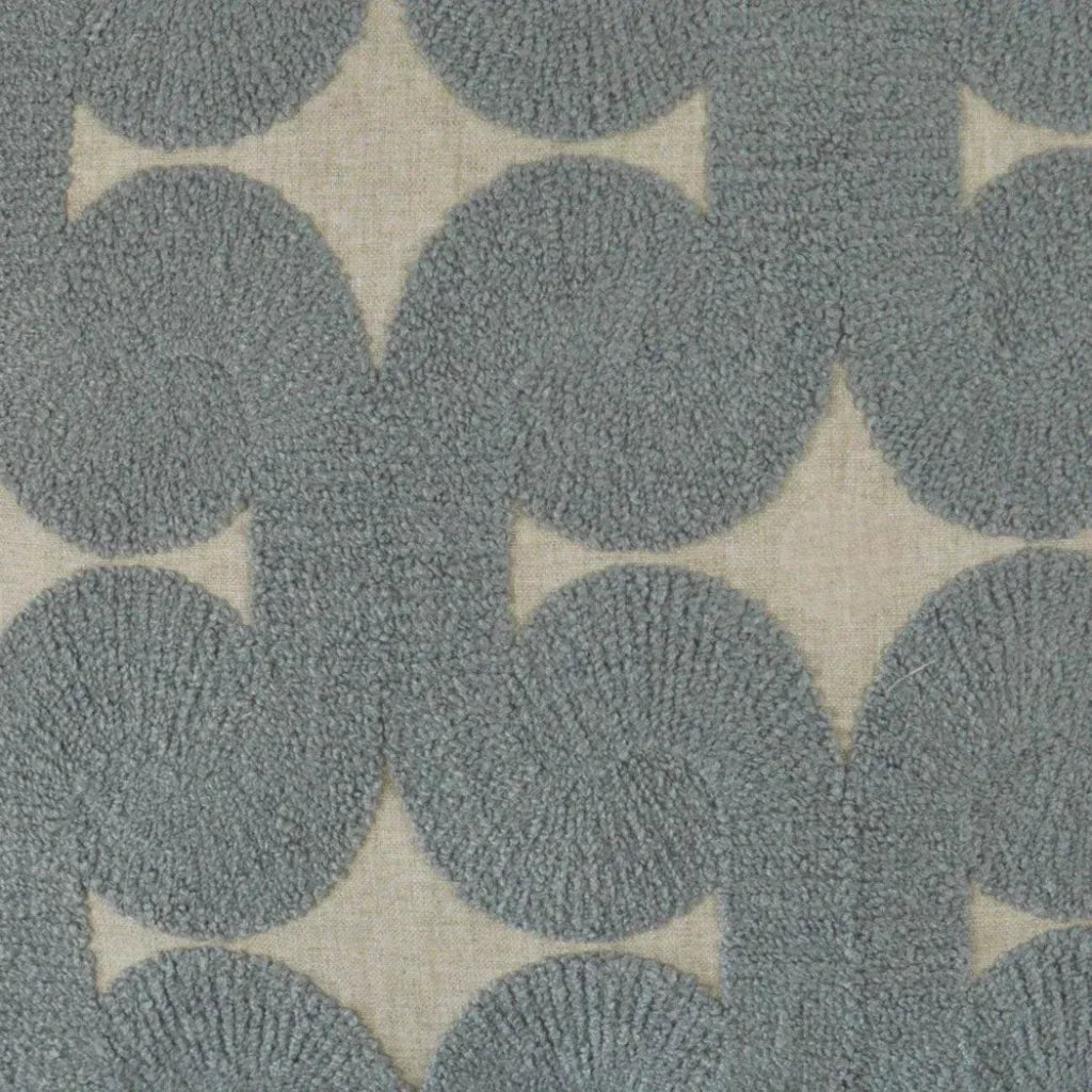 Posh Den Mist Textured Slate Blue Large Throw Pillow - LOOMLAN - D.V. Kap - Throw Pillows