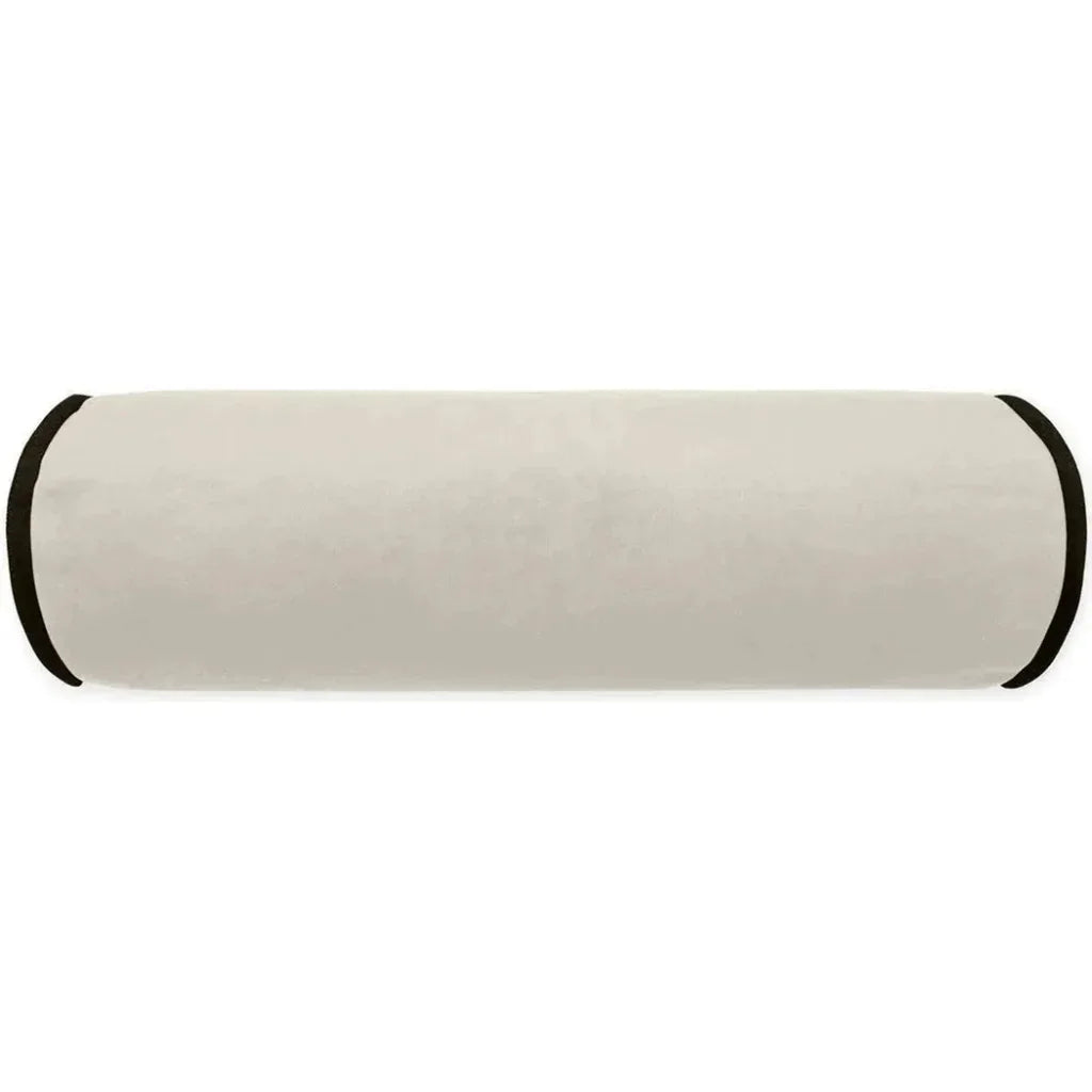 Posh Roll Ivory Throw Pillow With Insert - LOOMLAN - D.V. Kap - Throw Pillows