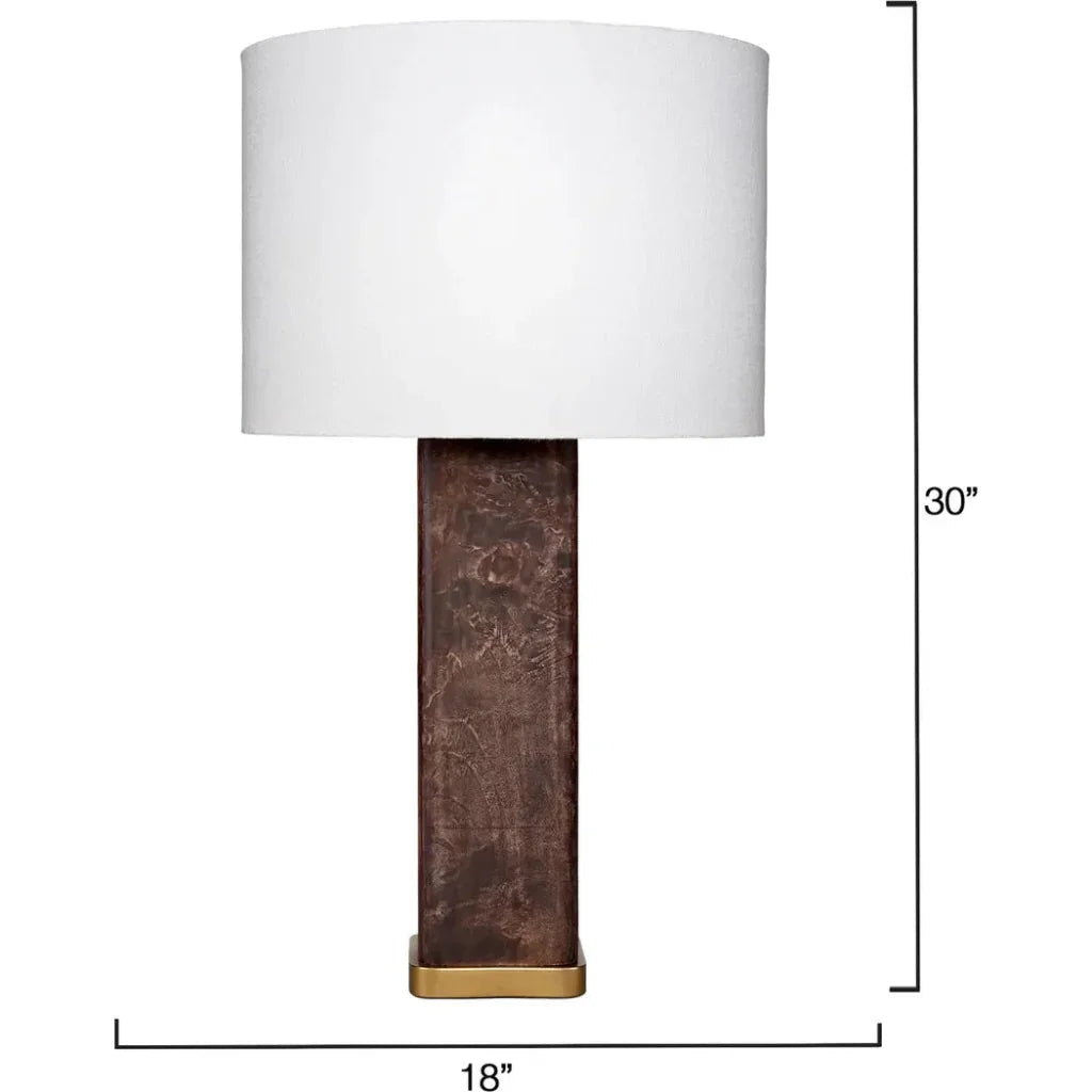 Jamie Young Preston Burl Wood Table Lamp & Unique