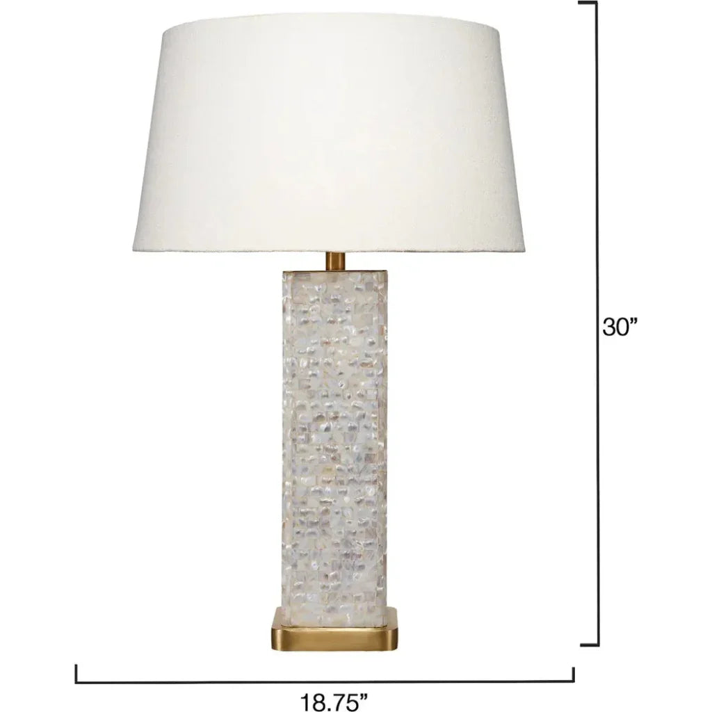 Jamie Young Preston Mother of Pearl Table Lamp by Jamie Young