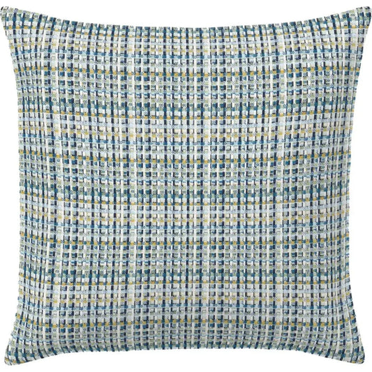 Principle Lagoon Handmade Outdoor Pillow-Outdoor Pillows-Earnest Collection-20" Square-LOOMLAN