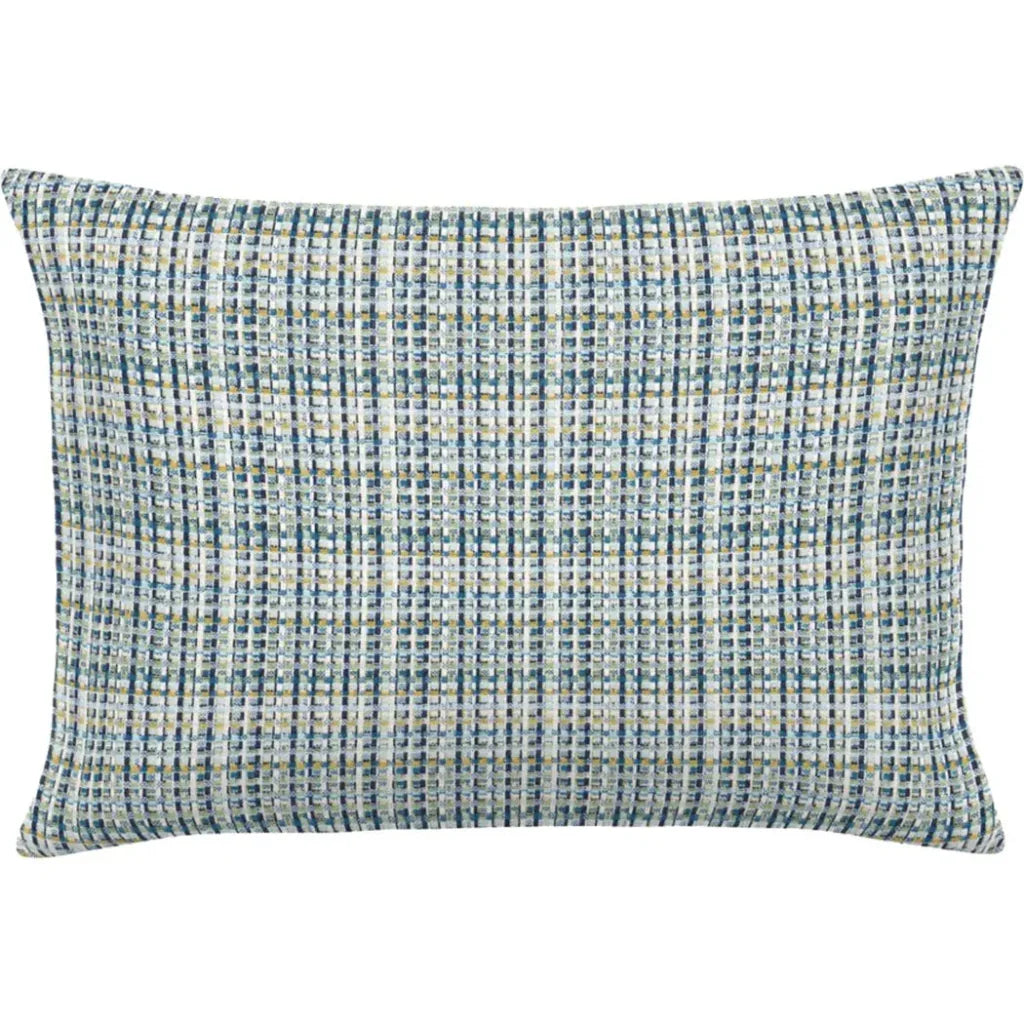 Principle Lagoon Handmade Outdoor Pillow-Outdoor Pillows-Earnest Collection-20"x13" Lumbar-LOOMLAN