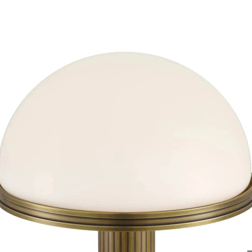 Promenade Brass Cordless Table Lamp - LOOMLAN - Currey & Co - Table Lamps