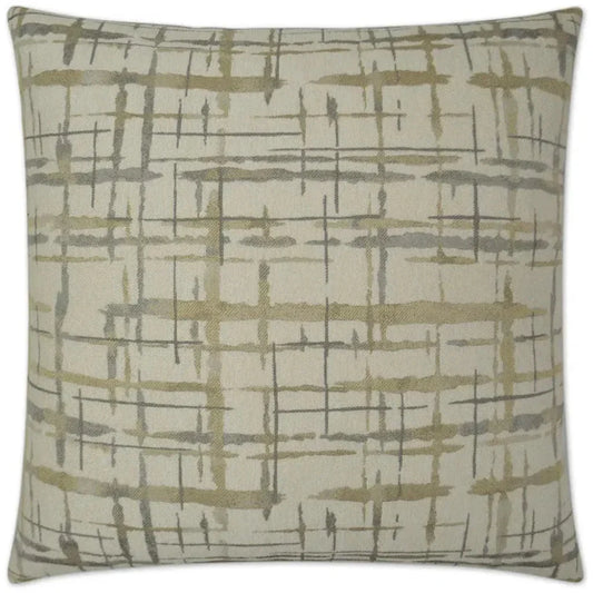 Protraction Pewter Brown Throw Pillow Insert - LOOMLAN - D.V. Kap - Throw Pillows