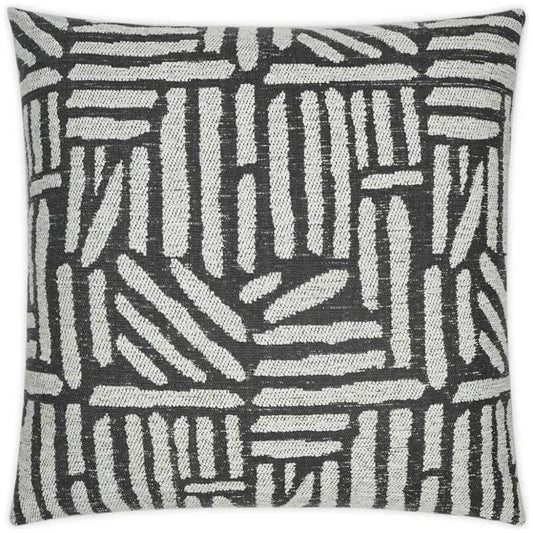 Quinn Coal Global Grey Large Throw Pillow Insert - LOOMLAN - D.V. Kap - Throw Pillows