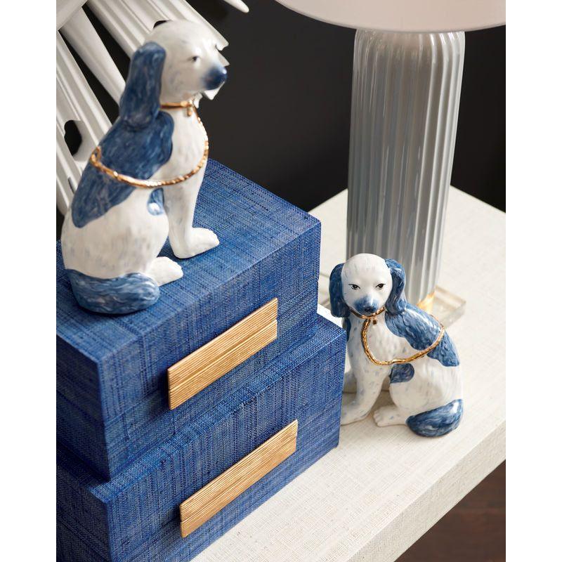 Raffia Covered Box (Set of 2) - LOOMLAN - Chelsea House - Boxes & Bowls