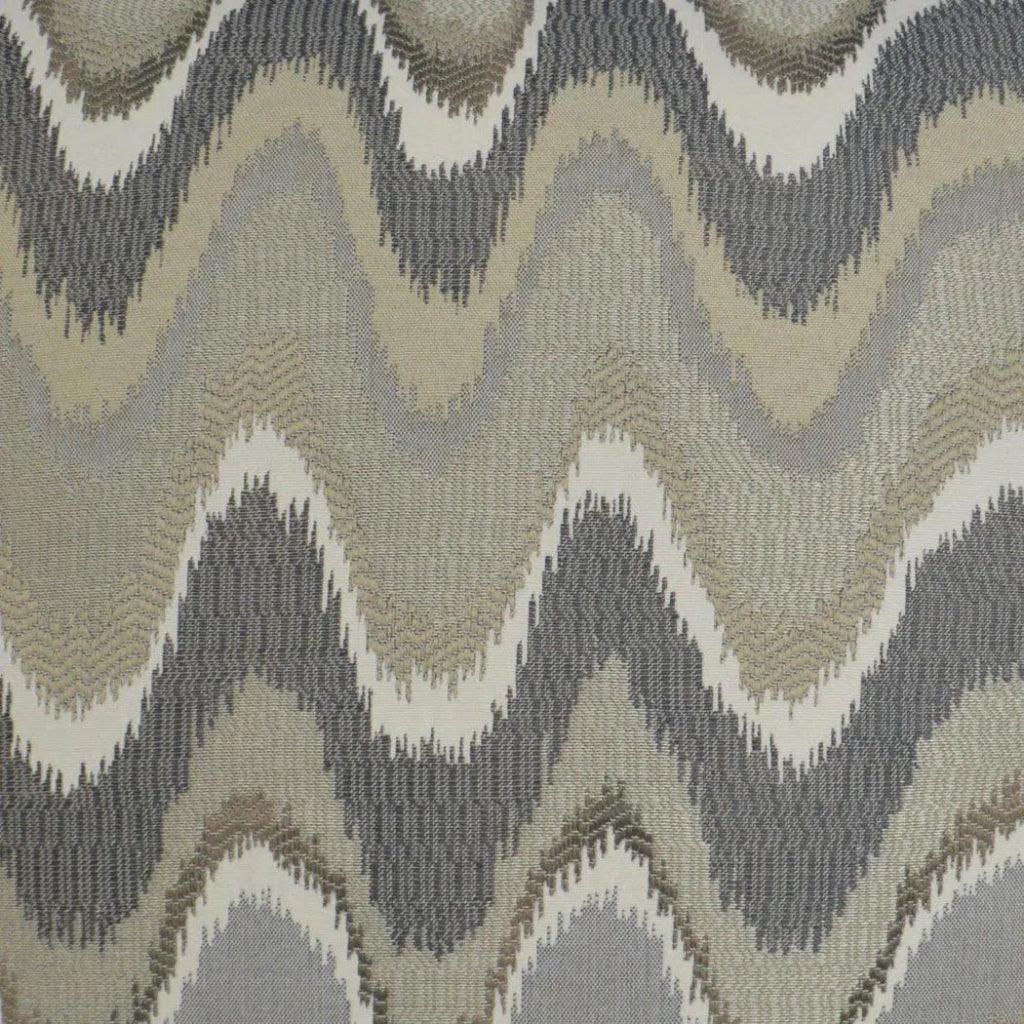 Rave Wave Grey Throw Pillow With Insert - LOOMLAN - D.V. Kap - Throw Pillows