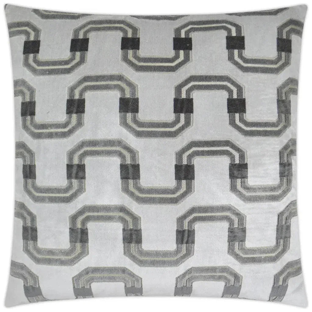 Ravello Grey Throw Pillow With Insert - LOOMLAN - D.V. Kap - Throw Pillows