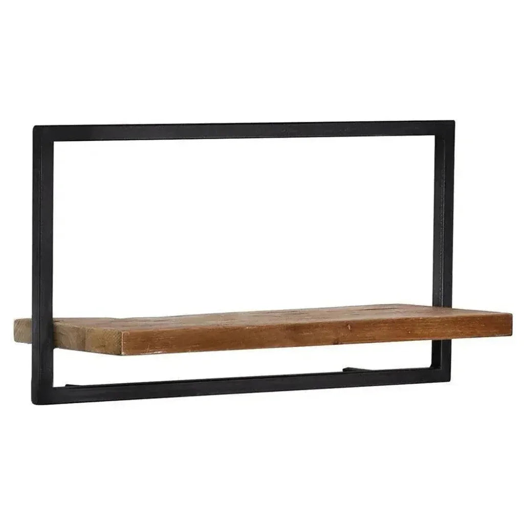 Reclaimed Teak Wall Shelf Brown Type A Mix & Match - LOOMLAN - LH Imports - Wall Shelves & Ledgers