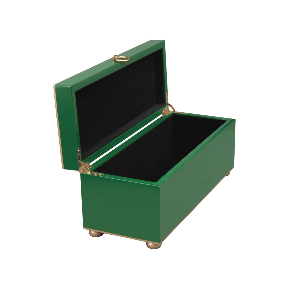 Rectangular Hand Painted Wood Box