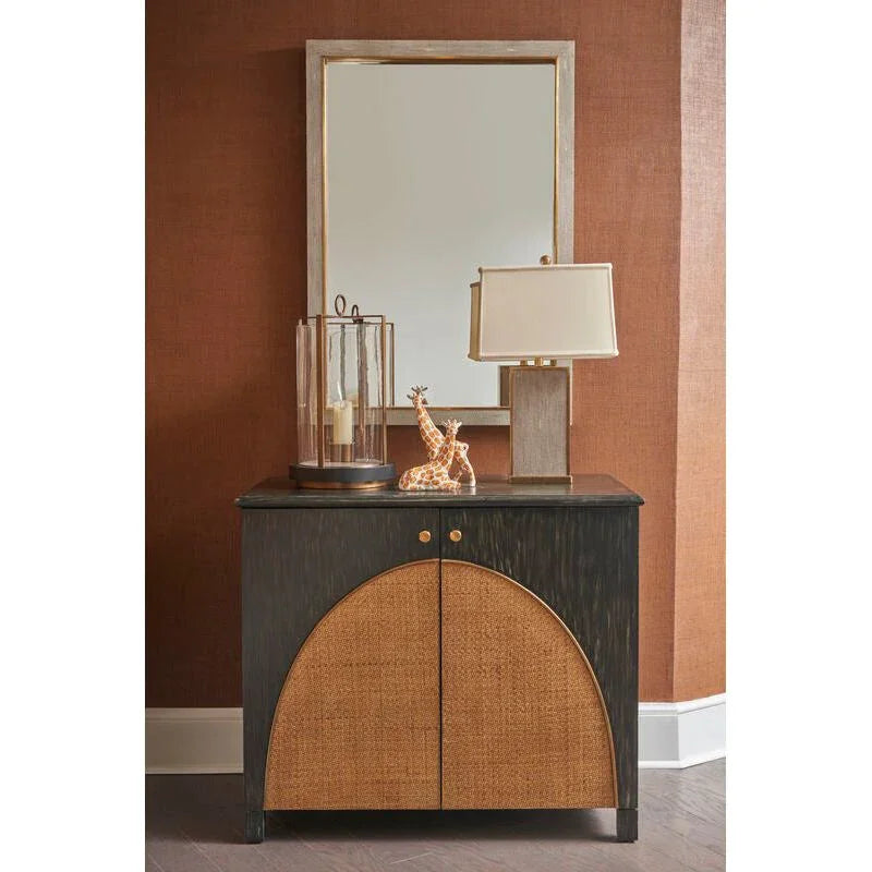 Revere Brass Circle Design Candleholder - LOOMLAN - Chelsea House - Candle Holders