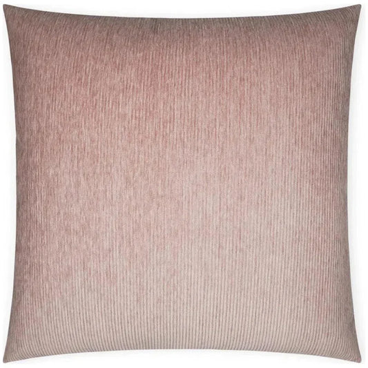 Ridges Blush Stripes Textured Blush Large Throw Pillow - LOOMLAN - D.V. Kap - Throw Pillows