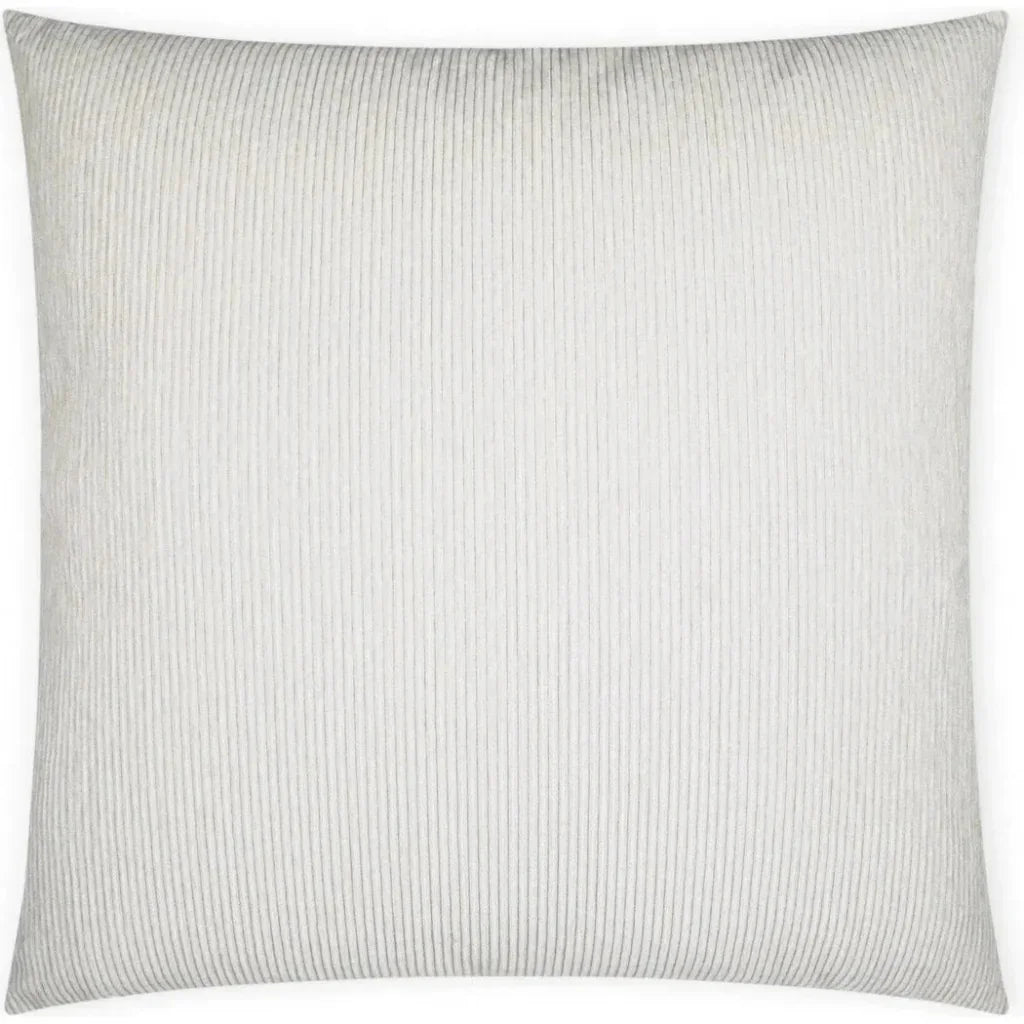 Ridges Cadet Stripes Textured Navy Large Throw Pillow - LOOMLAN - D.V. Kap - Throw Pillows