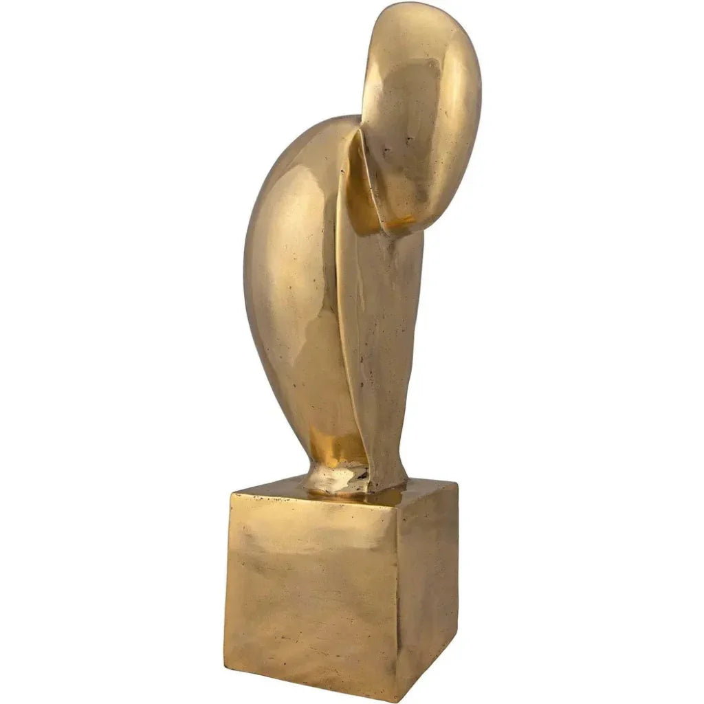 Ripley Brass Sculpture - LOOMLAN - Noir - Statues & Sculptures