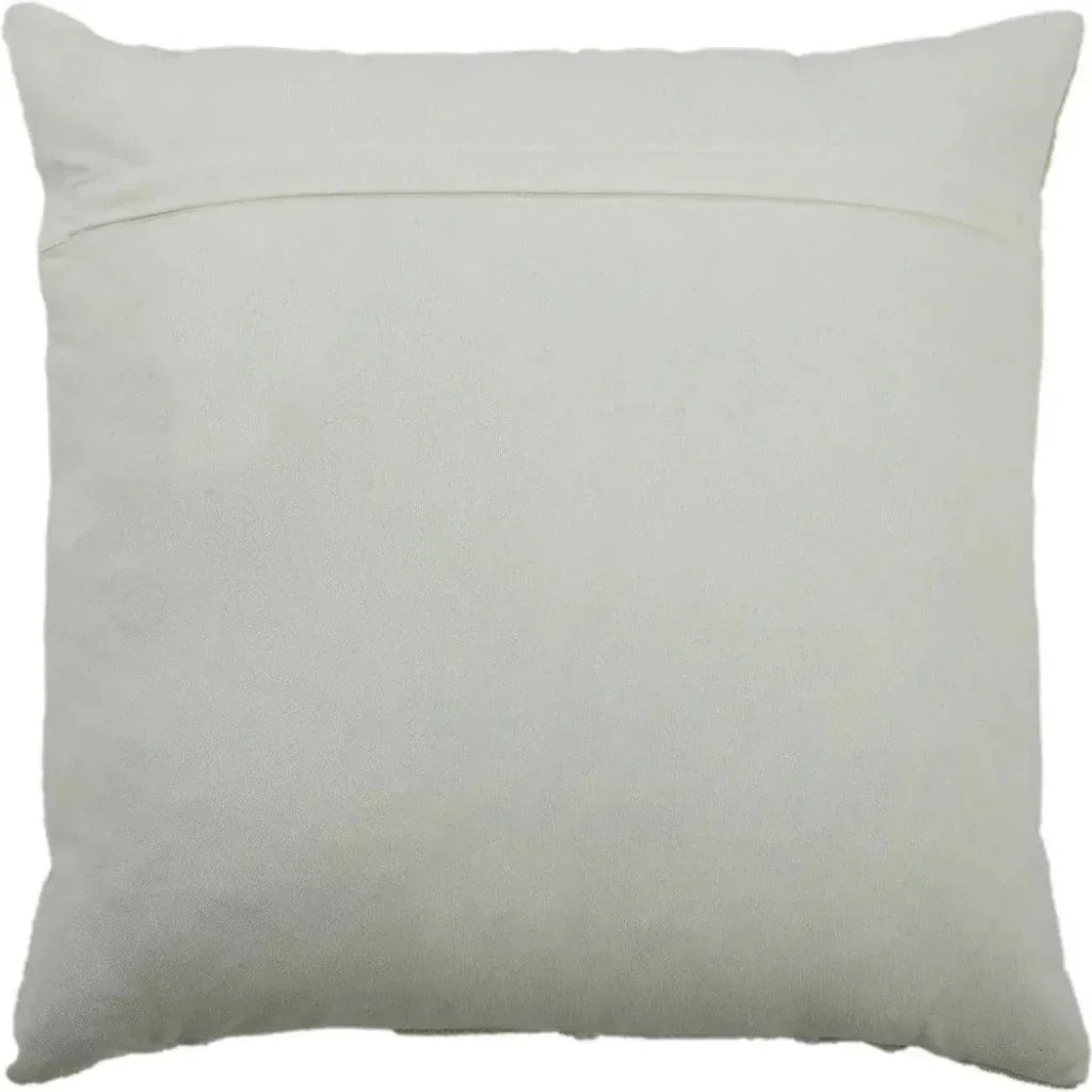 LOOMLAN Rita Striped Ivory White Throw Pillow