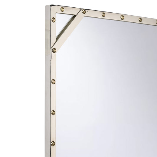 Rivet Metal Frame Wall Mirror