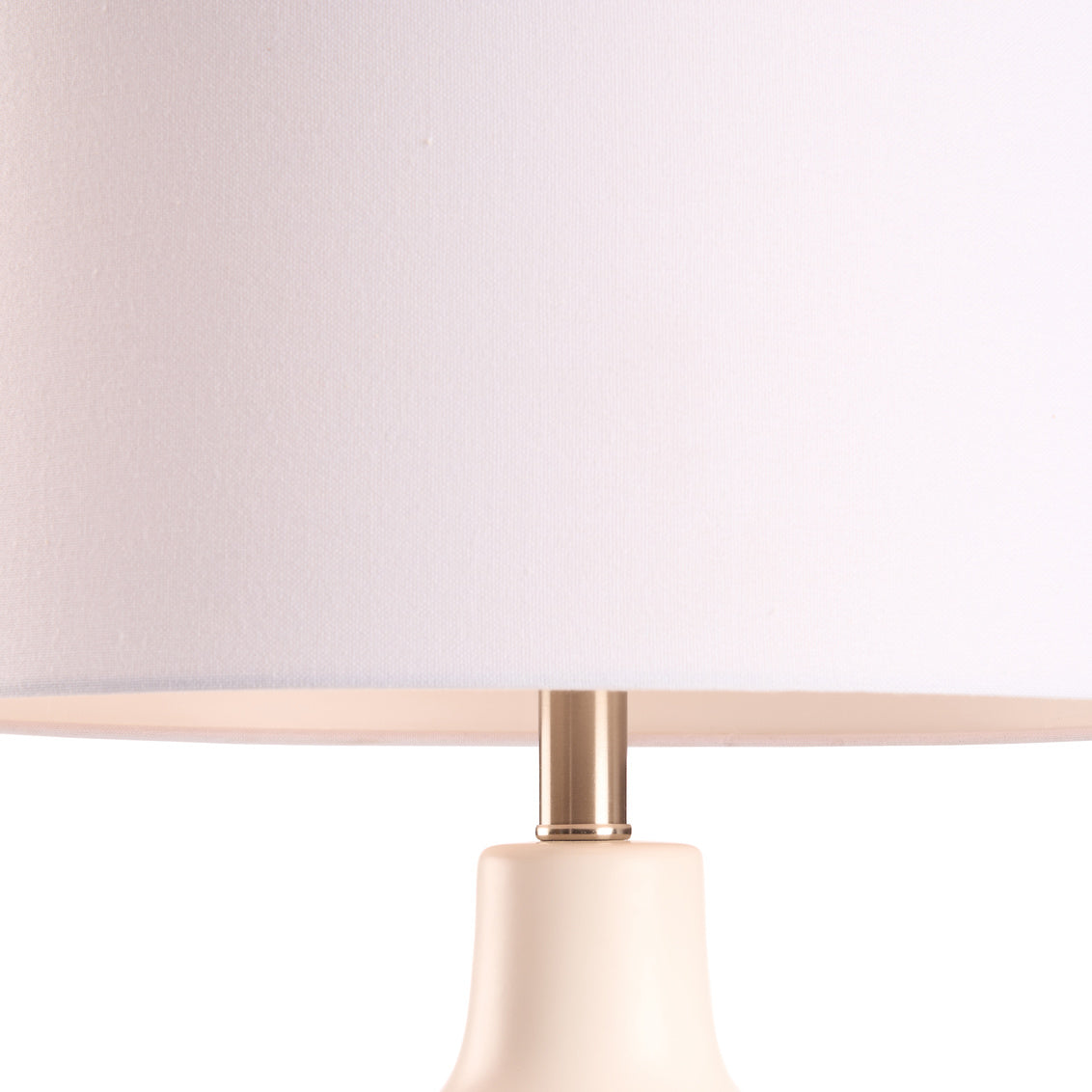 Roberta White Ceramic Table Lamp