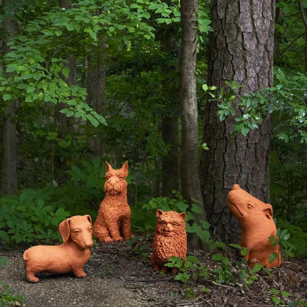 Rocky the Teckel - LOOMLAN - Currey & Co - Statues & Sculptures