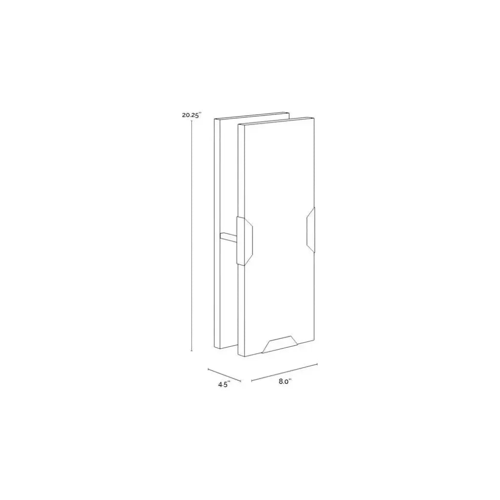 Rovira Sconce Modern Alabaster & Gold Light - LOOMLAN - SUNPAN - Wall Sconces