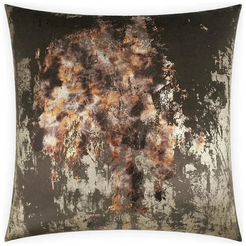 Roxy Mineral Black Throw Pillow With Insert - LOOMLAN - D.V. Kap - Throw Pillows