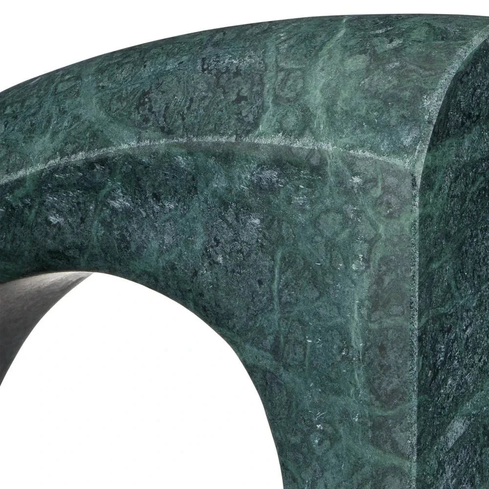 Russo Green Marble Object (Set Of 2) - LOOMLAN - Currey & Co - Statues & Sculptures