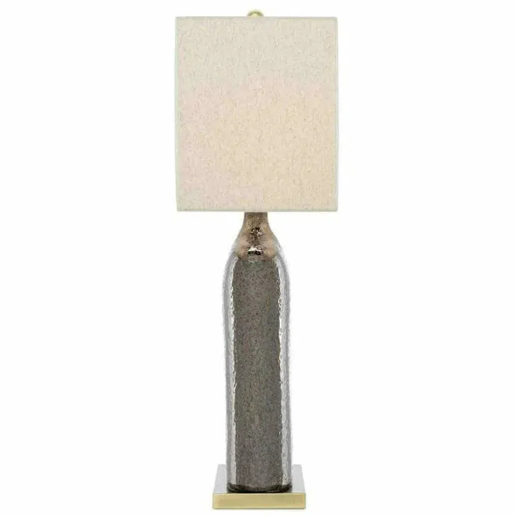 Rustic Metallic Bronze Musing Table Lamp - LOOMLAN - Currey & Co - Table Lamps