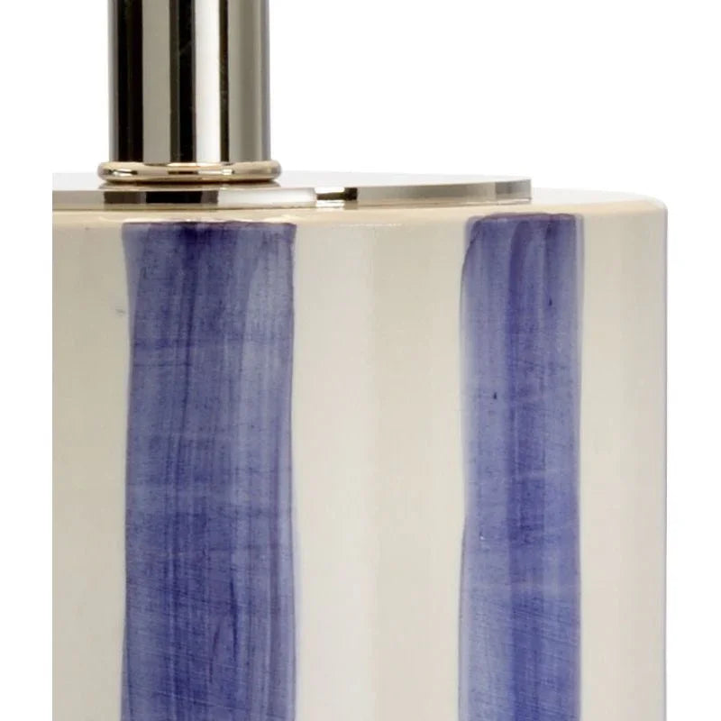 Wildwood Sailor Stripe Hand Painted Ceramic Table Lamp