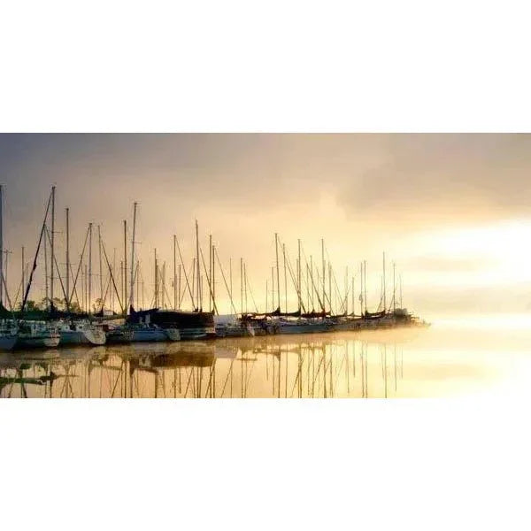 Sails at Sunset Coastal Wall Art Indoor Outdoor - LOOMLAN - LOOMLAN - Canvas Art