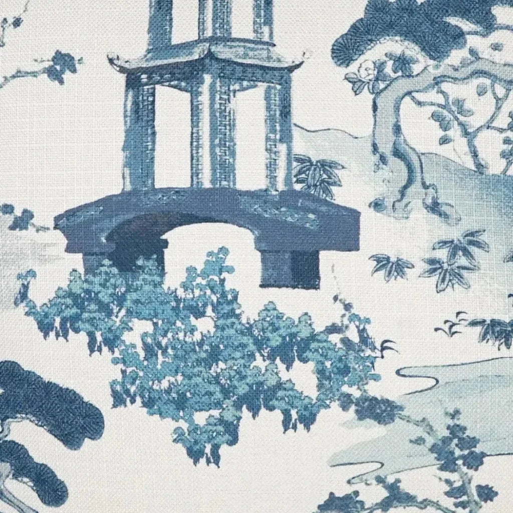 Sakura Indigo Blue Large Throw Pillow Insert - LOOMLAN - D.V. Kap - Throw Pillows