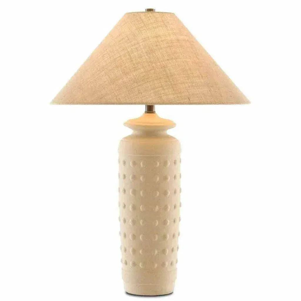Sand Brass Sonoran Table Lamp - LOOMLAN - Currey & Co - Table Lamps