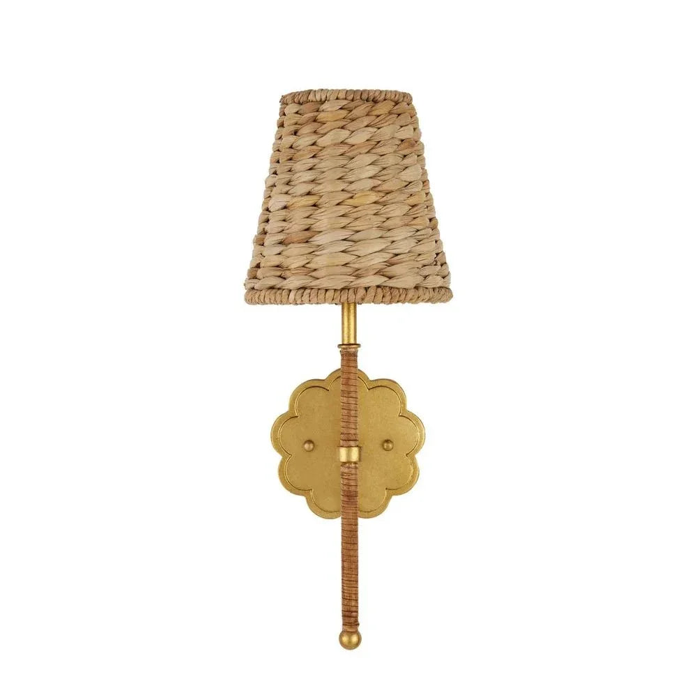 Savoie Removable Shade Wall Sconce - LOOMLAN - Currey & Co - Wall Sconces