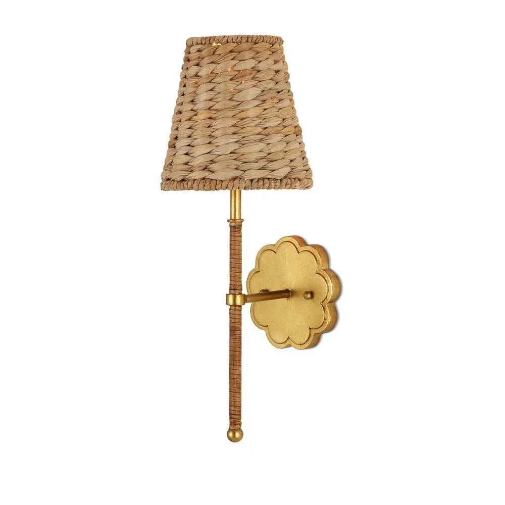 Savoie Removable Shade Wall Sconce - LOOMLAN - Currey & Co - Wall Sconces