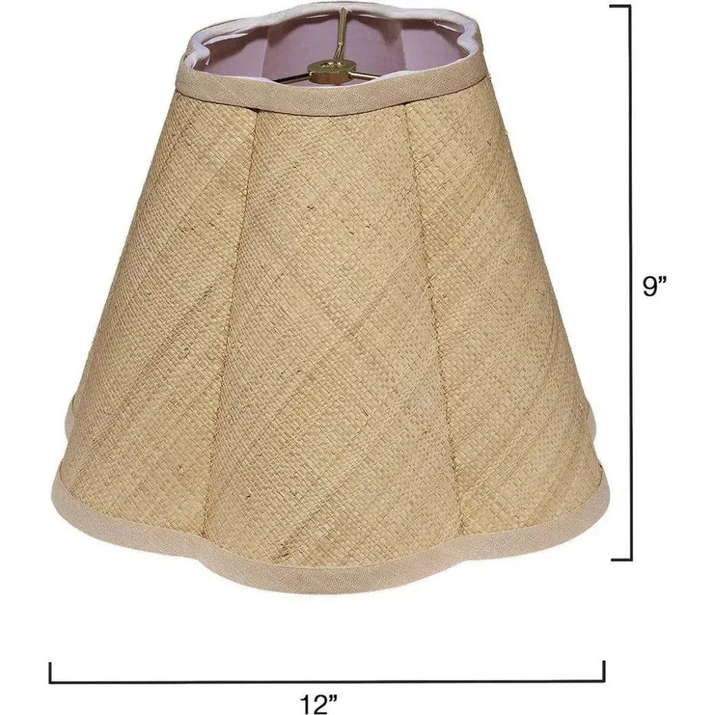 Jamie Young Scalloped Generous Styled Lamp Shade