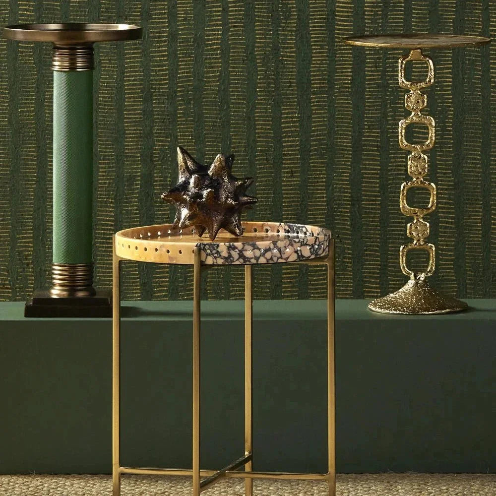 Scorched Bronze Jacks Modern Objects (2PC ) - LOOMLAN - Currey & Co - Statues & Sculptures