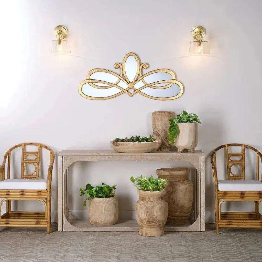 Scroll Decorative Wall Mirror 46" Wide - LOOMLAN - Jamie Young - Wall Mirrors