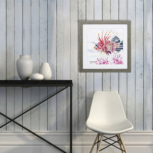 Sea Creature Yellow Canvas Art