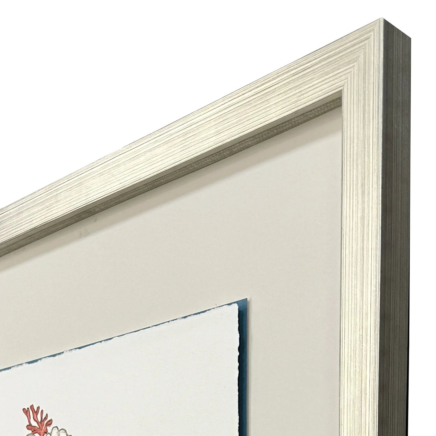 Seahorse Celebration Wood Frame Orange Canvas Art