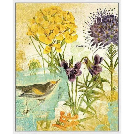 Second Bird the Garden Artwork d Canvas Floating - LOOMLAN - LOOMLAN - Canvas Art