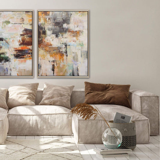 Paragon Sedona II Warm Silver Frame Canvas Art