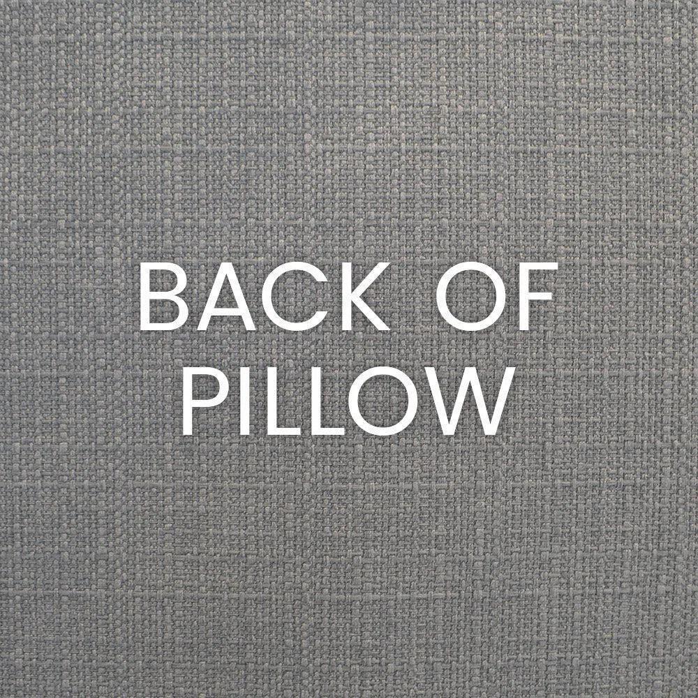 Selma Rust Grey Throw Pillow With Insert - LOOMLAN - D.V. Kap - Throw Pillows