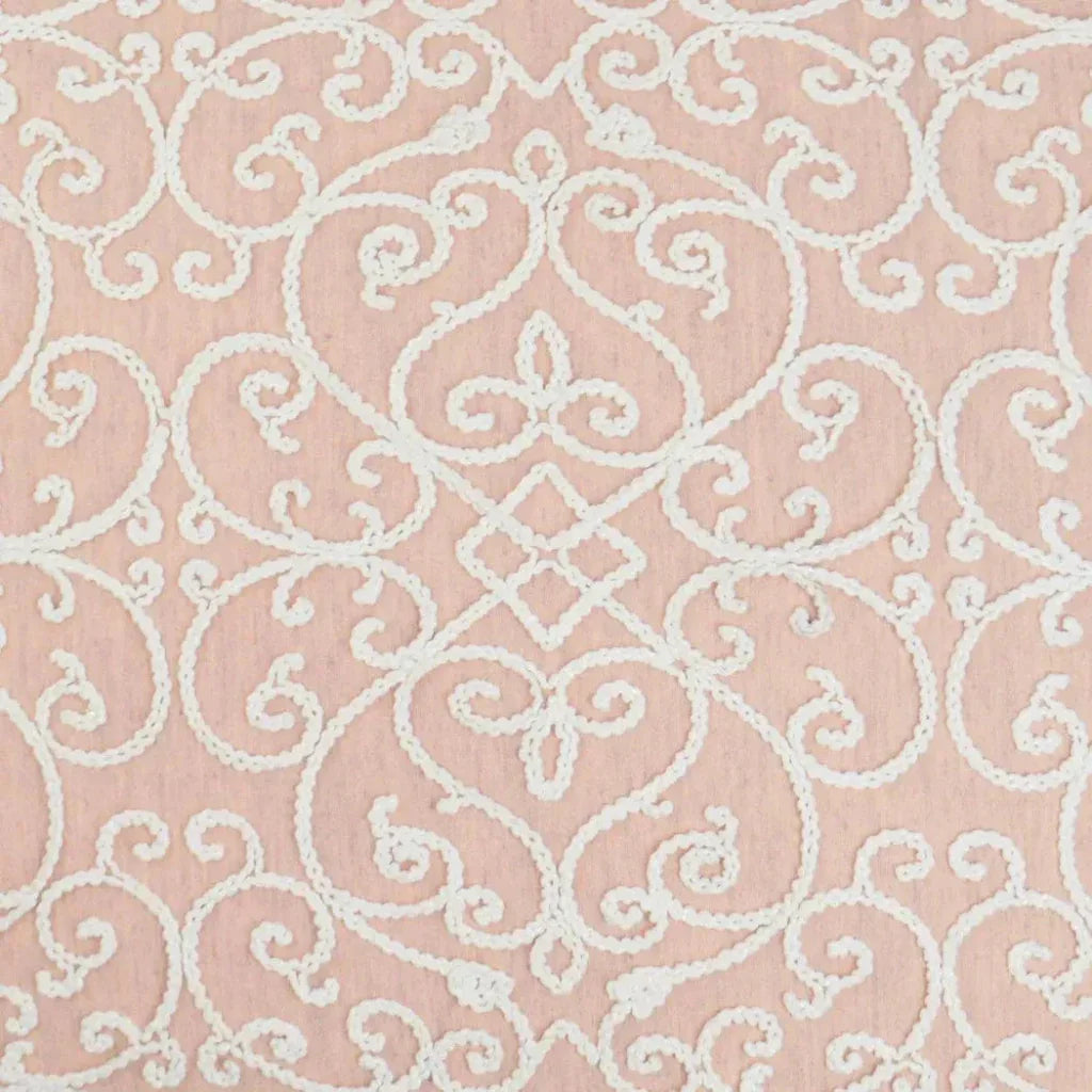 D.V. Kap Serafim Rose Pink Throw Pillow With Insert