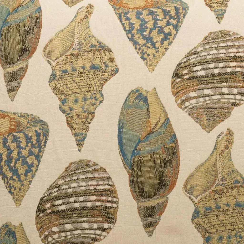 She Shells Brown Throw Pillow With Insert - LOOMLAN - D.V. Kap - Throw Pillows