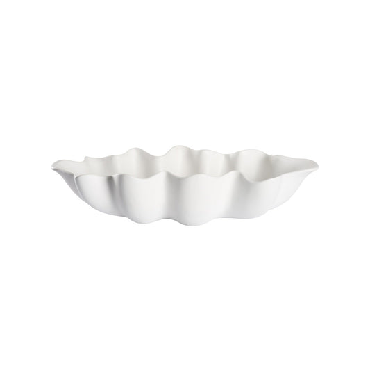 Shell White Ceramic Bowl
