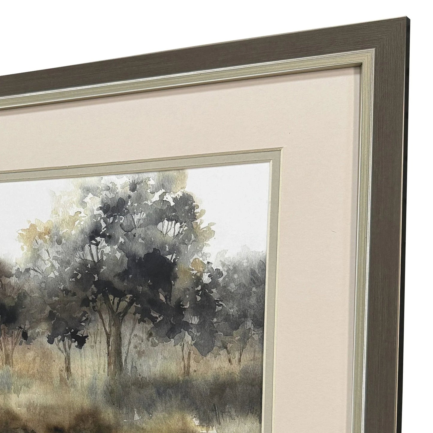 Silent Waters Blue Canvas Art 2PC