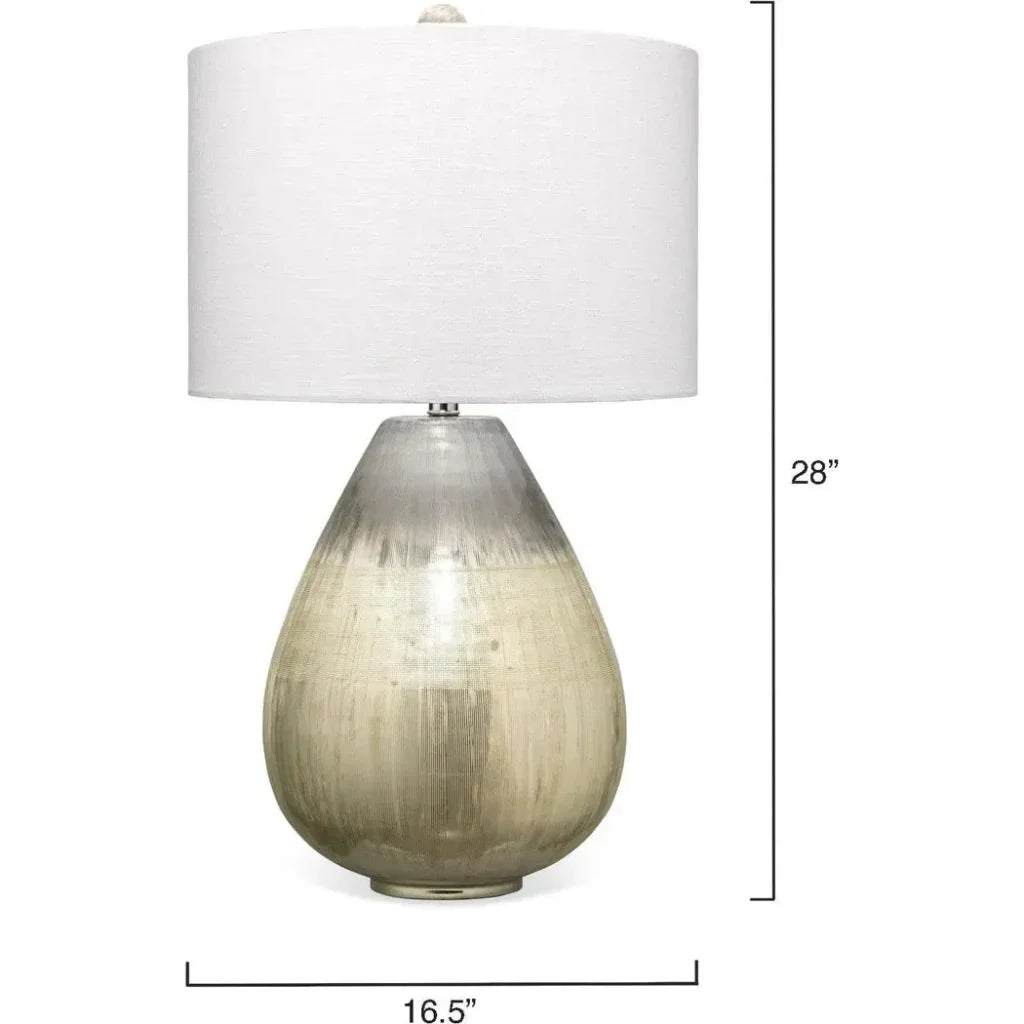 Silver Glass Damsel Table Lamp - Medium - LOOMLAN - Jamie Young - Table Lamps